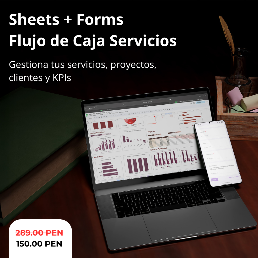 Sheets + Forms Flujo de Caja Servicios