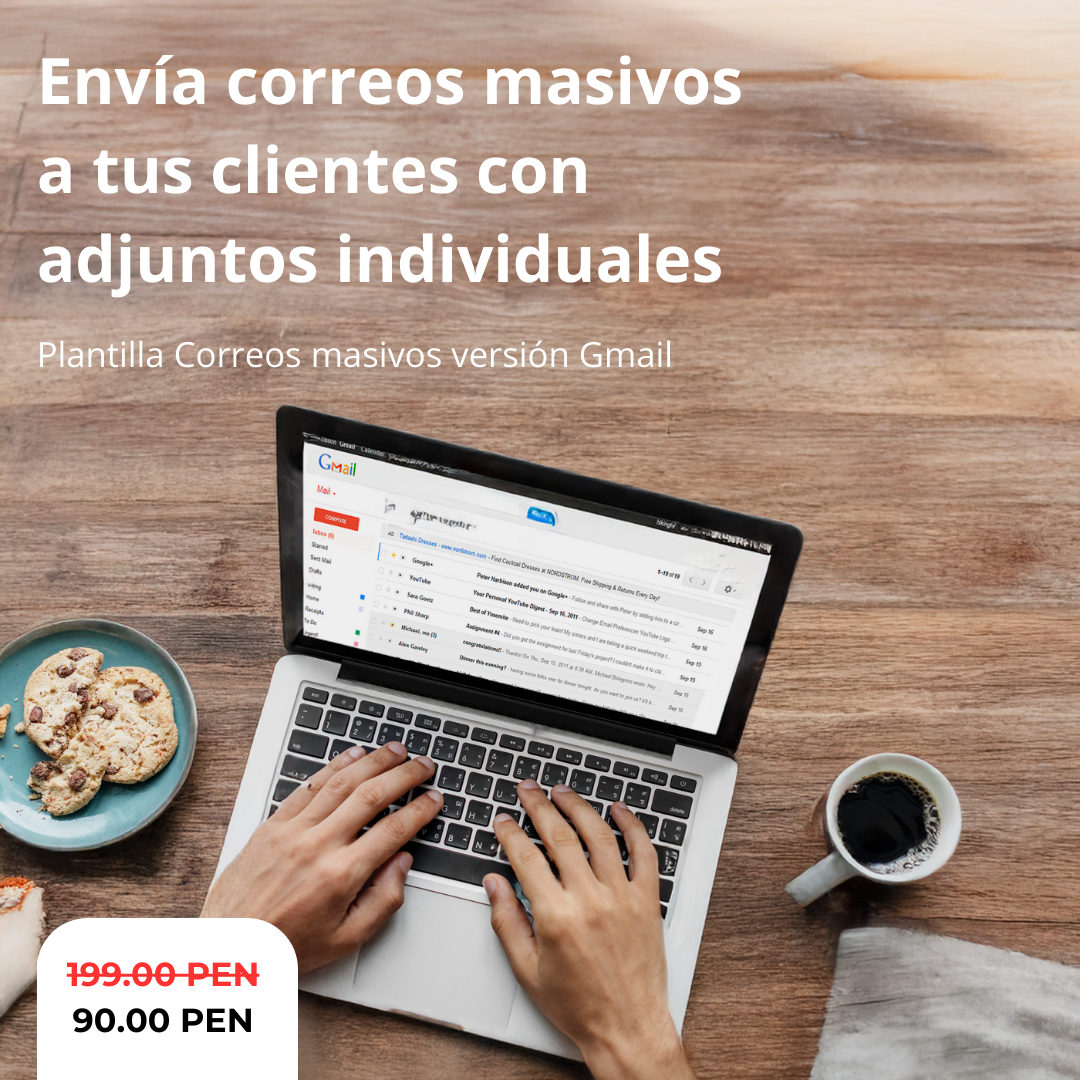Sheets Correos masivos Gmail