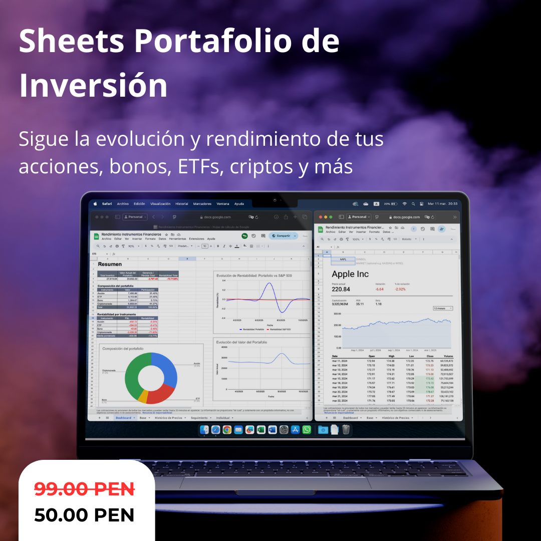 Sheets Portafolio de Inversión