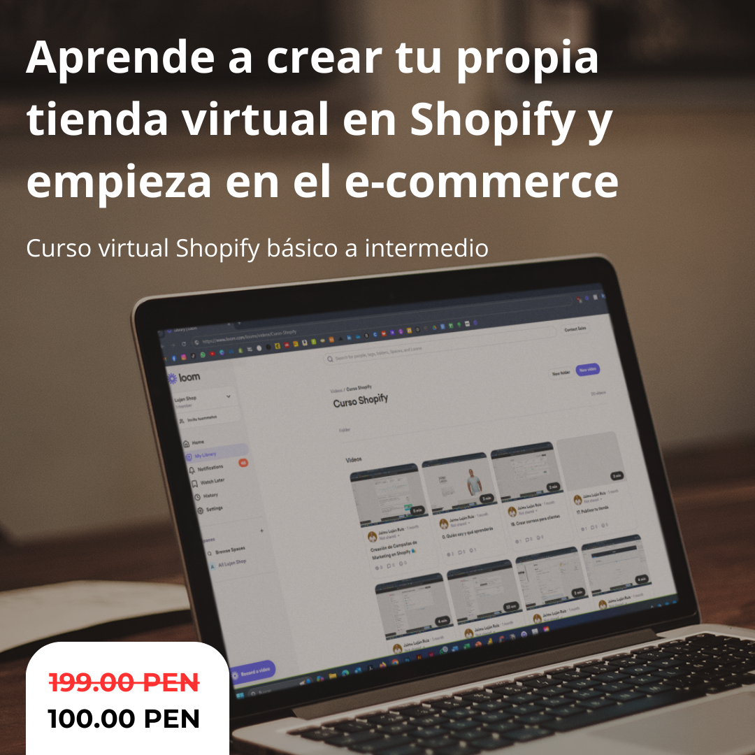 Curso Shopify desde cero