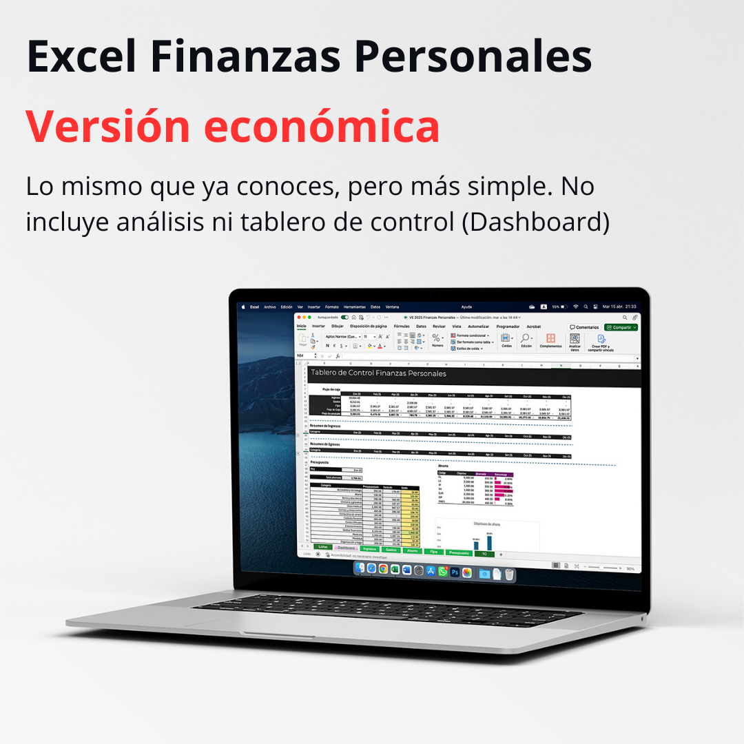 Excel Finanzas Personales VE